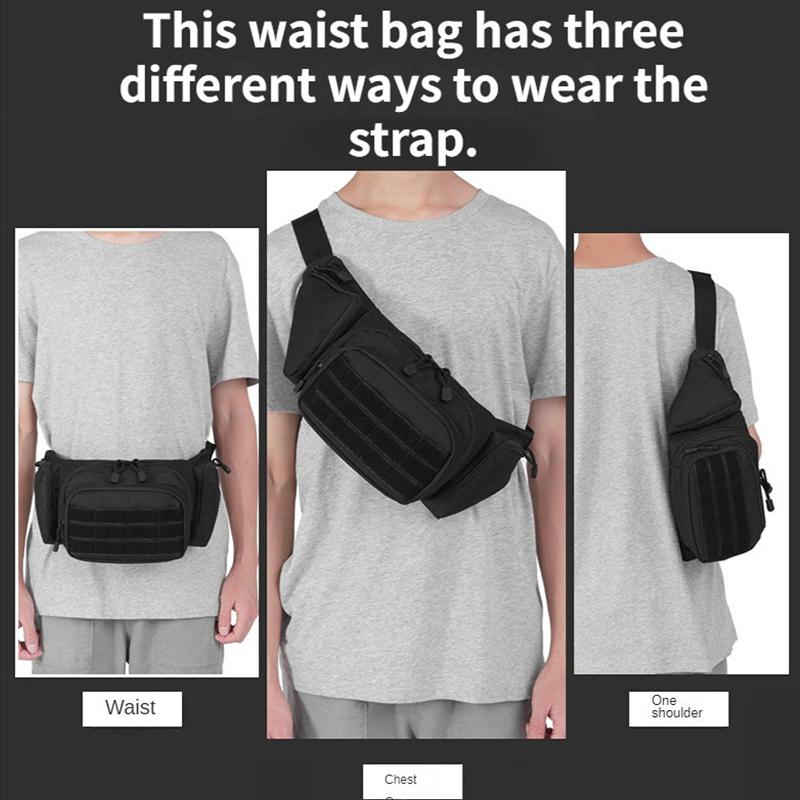 Поясная сумка для походов на открытом воздухе, функциональная сумка для бега, спорта, сумка для велоспорта, поясная сумка, многофункциональная сумка для инструментов, тактическая поясная сумка на плечо