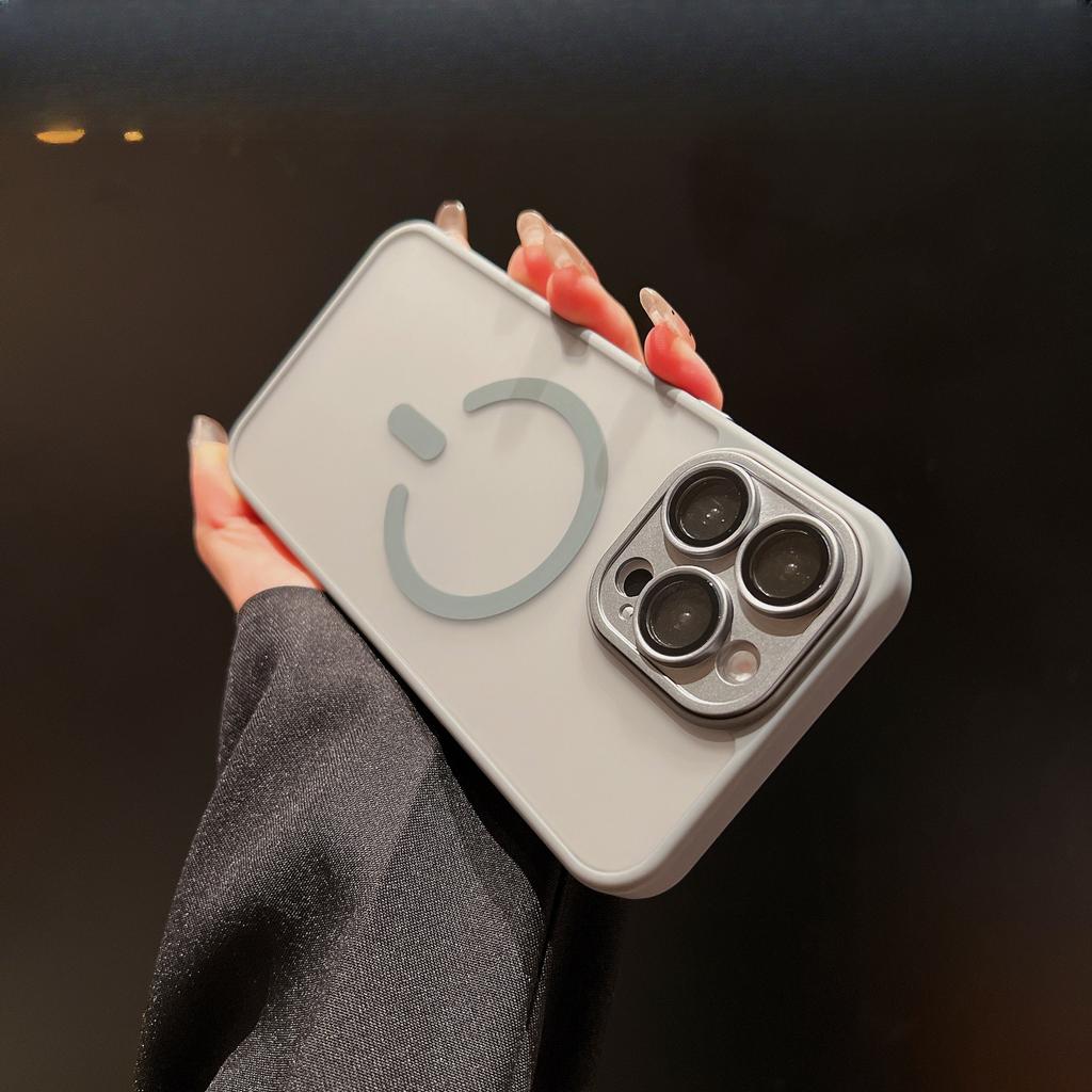 Applicable To Apple 16ProMax Matte C-shaped Magnetic Suction Phone Case IPhone 15 Skin-friendly and Anti-fall 14 Protective Case