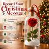 Recordable Christmas Ornament Christmas Recording Bottle  Holiday Table Display