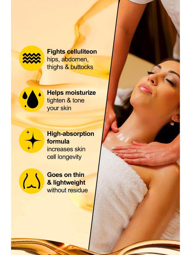 Популярное трансграничное увлажняющее массажное масло против целлюлита: Мягкий и не раздражающий для кожи