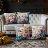 Весенние цветы, бабочка и цветок наволочкаПодходит для дивана, автомобиля, спальни, декоративная наволочка для подушки, наволочка