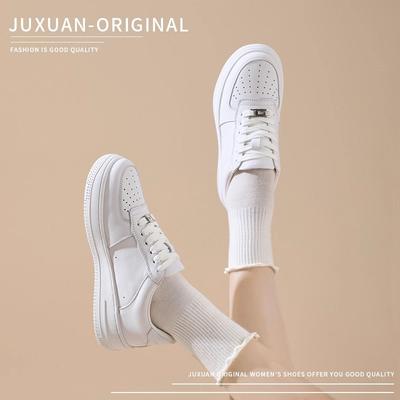 Маленькие белые туфли женские 2025 новая платформа студенческие повседневные кеды мужские туфли популярные Air Force AJ No. 1 универсальная спортивная обувь
