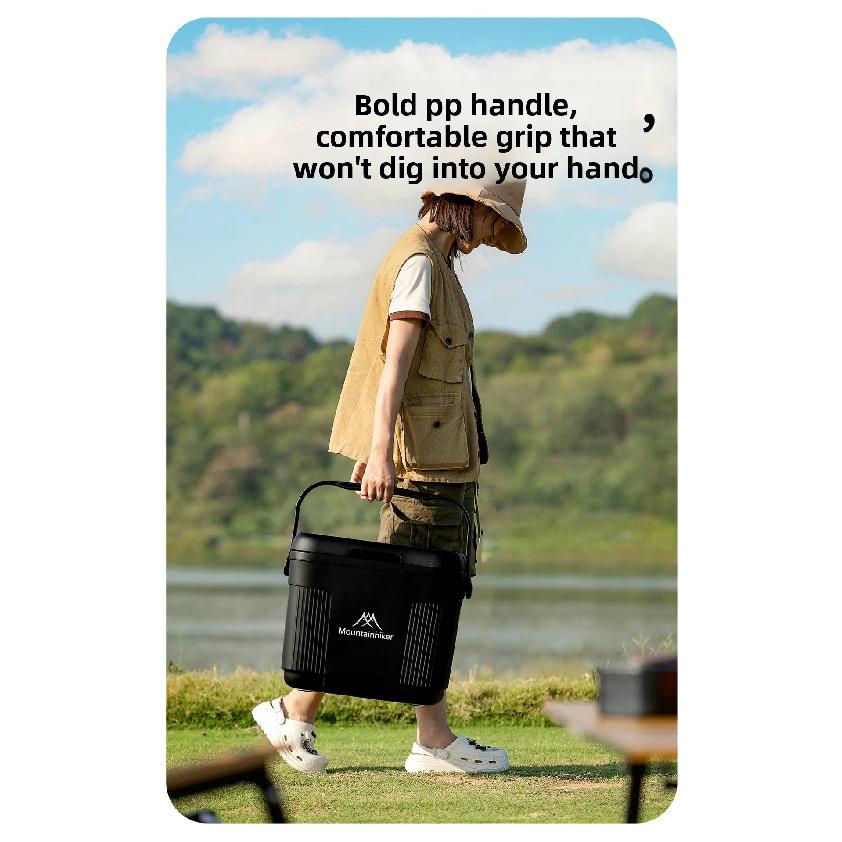 MOUNTAINHIKER Black Knight Portable Refrigerator for Outdoor Camping And Fishing - Food Preservation And Car Storage Solution