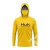 HUK Fishing Shirts Long Sleeve Hooded Face Cover Jersey Lightweight Sun Protection Anglers