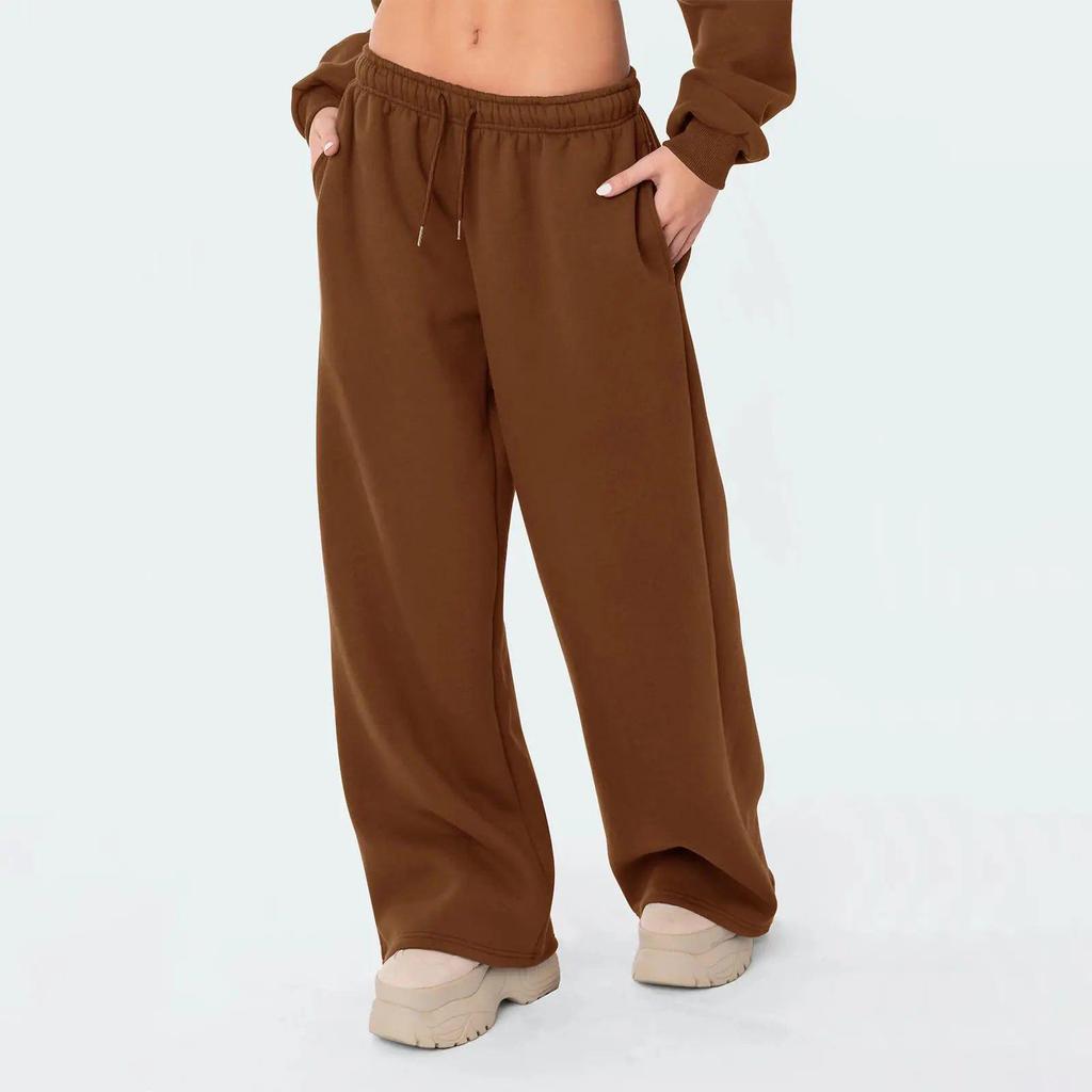 European & American Women's Casual Loose Sports Sweatpants - New 2024 Spring & Autumn Collection