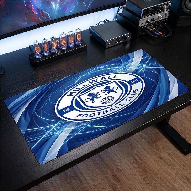 Игровой коврик для мыши Millwall Football Print, большой, противоскользящий, расширенный, для игрового стола, офиса, дома