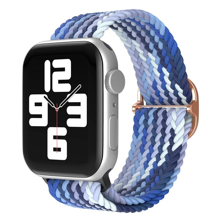 Плетеная петля Solo для Apple Watch Band 44 мм, 40 мм, 45 мм, 41 мм, 49 мм, 42 мм, 38 мм, эластичный браслет IWatch Series 7, 3 SE, 6, 8, ультра-ремешок для ремешка для наручных часов