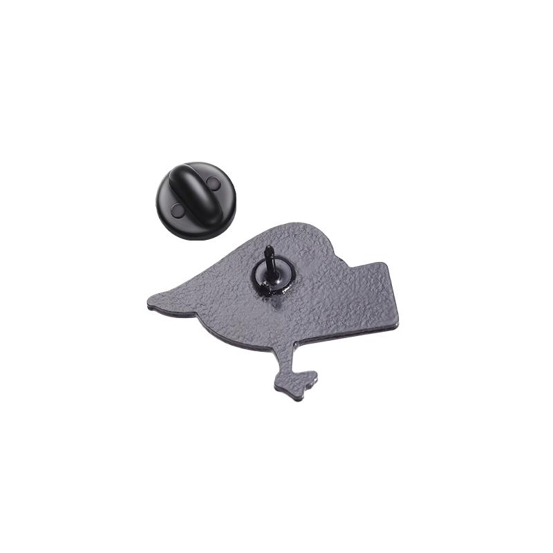 They/Them Pronomen Enamel Pins Custom Cartoon Crow Badge LGBT Pride Brooches Lapel Badges Animal Jewelry Gift for Friends