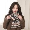 Korean Style Women Scarf Jacquard Woolen Neckerchiefs Fashion Winter Knitted Scarves  Gifts