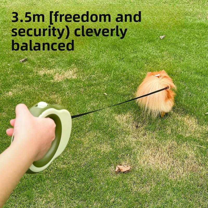 3.5M Dog leash Automatic retractable leash Walking dog leash with light Medium and small dog chain Pet supplies