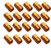 20pcs Aluminum Alloy Tire Valve Stem Caps Decorative Dustproof Cover Tyre Wheel Cap for Car Motorcycle Bicycle Auto Accessories
