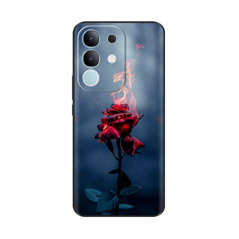 Чехол для телефона Vivo Y29 4G Чехол Мягкий Силикон ТПУ Защитная Задняя Крышка Для Vivo Y300t 5G Чехол для Vivo T4X 5G Ободок Бампер Сумки