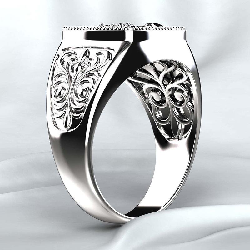 Мужское кольцо в европейском и американском стиле с гигантским рельефным песчаным скорпионом - идеально подходит для годовщины Скорпиона.