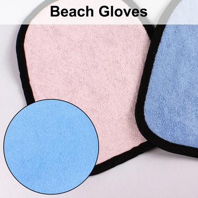 Рукавица для протирания песка, пляжный очиститель песка, приятное для кожи полотенце для легкого удаления песка, инструмент для чистки удаления песка