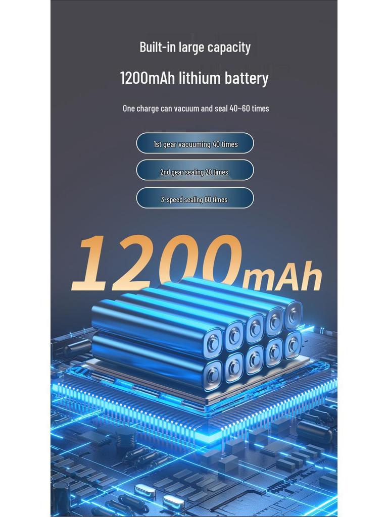 Компактный автоматический вакуумный упаковщик для консервирования продуктов питания