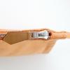 HERMES Bora Bora PM Handbag Orange canvas Women Used