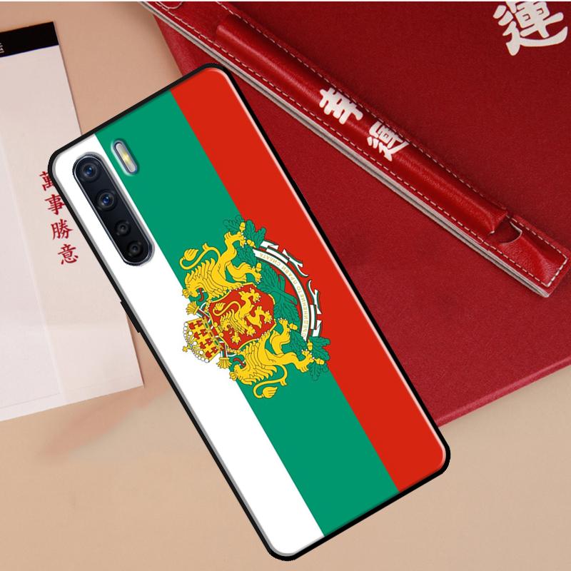 Чехол-паспорт для телефона Oppo A94 A18 A74 A57 A17 A77 A38 A58 A78 A98 A54 A80 A60 A40 A96 A76 A16 A15 A5 Pro с флагом Болгарии