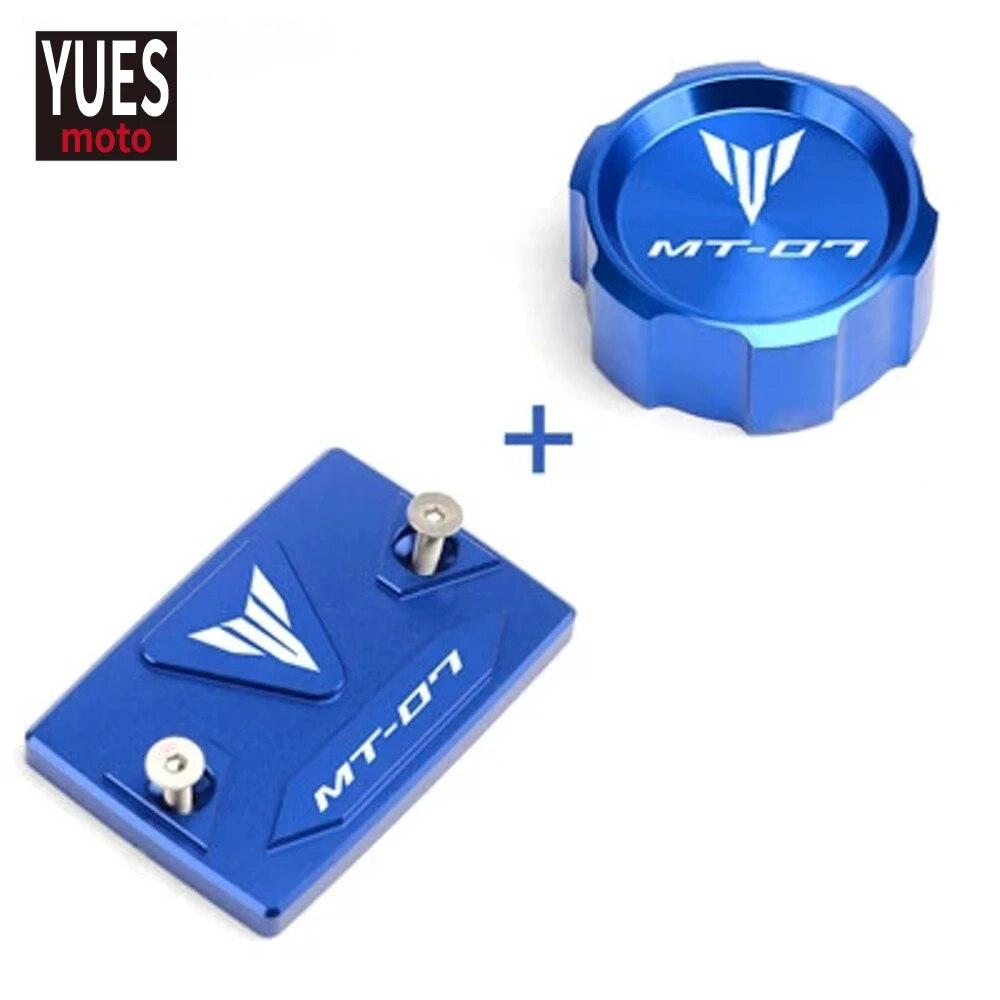 Аксессуары для мотоциклов, передний и задний тормозной цилиндр с ЧПУ, крышка главного резервуара для Yamaha MT-07 MT 07 mt07 2014-