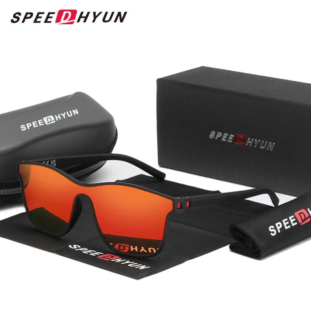 SPEEDHYUN Модные женские солнцезащитные очки TR90 Поляризованные очки для путешествий Мужские ретро-очки Sonnenbrille Herren
