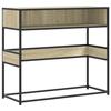 VidaXL Console Table Sonoma Oak 90x35x80 Cm Engineered Wood, Table, Side Table, Hallway Table, Entrance Table, 849170