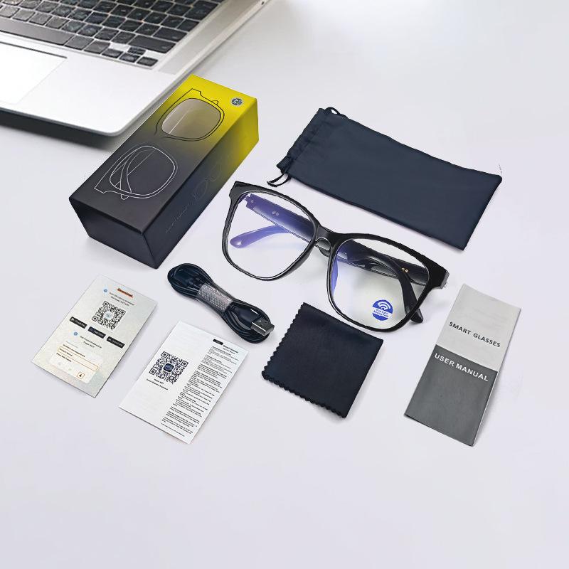 Умные Bluetooth-очки с музыкой, звонками, навигацией, защитой UV400 и поляризационными сменными линзами