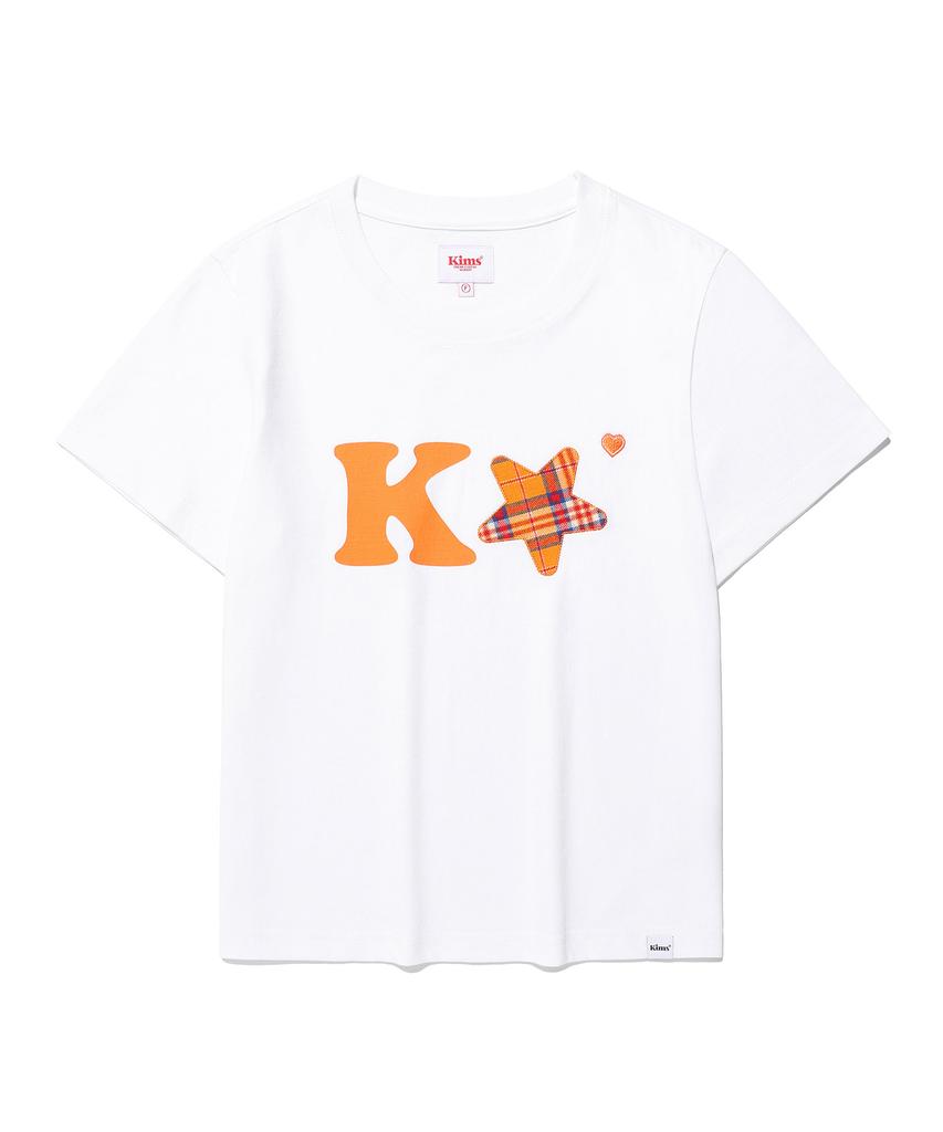 Kimseupeulesikoteunmakes K Alpha Star Футболка с логотипом Желтая