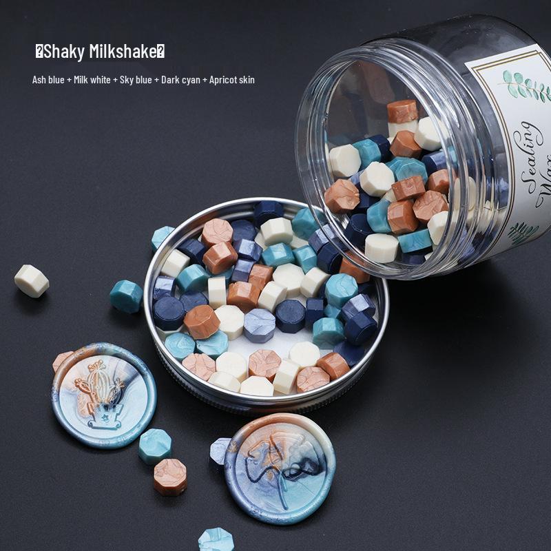 200pcs Colored Wax Seal Beads for DIY Projects in Large Bottle - Ideal for Journals & Wedding Invitations