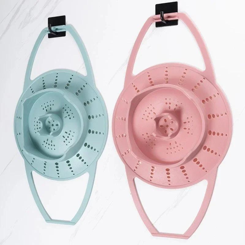 Корзина для пароварки с силиконовым расширением и складная для еды, фруктов и овощей, ящик для пароварки, поднос для приготовления на пару, кухонные инструменты