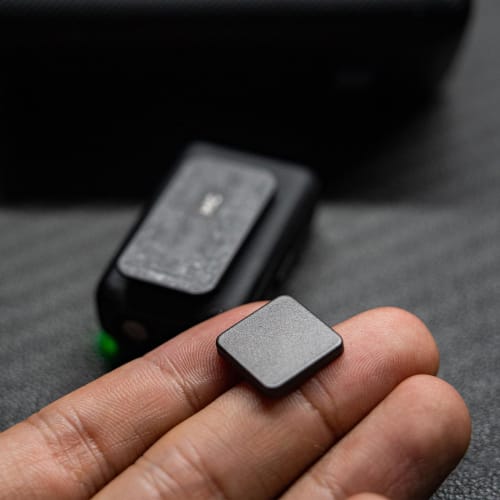 Original Microphone Back Clip Magnets (Pair) for DJI Microphone Transmitters. Attaches To Clothing or Static Surfaces for a More Concealed Microphone