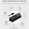 Высокоскоростной 4-портовый USB 3.0 концентратор, USB-удлинитель, USB-разветвитель для компьютера, Высокоскоростная передача данных
