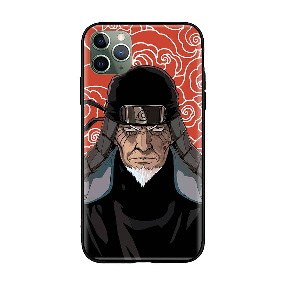 W-20 Naruto Hokage Soft Black Case for iPhone 11 12 13 14 15 6 7 8 X XS Pro Max XR Samsung S21 S22 S23 S24 FE Ultra S8 Plus