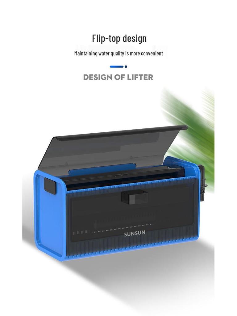 Верхняя система фильтрации для маленьких аквариумов с рыбами и черепахами: Очищает, Циркулирует и Фильтрует Воду