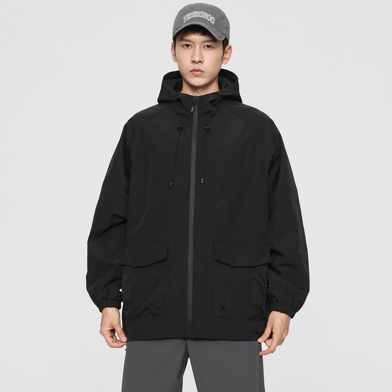 Куртка с капюшоном для активного отдыха, мужская куртка для альпинизма в стиле Гонконга, с тремя уровнями защиты