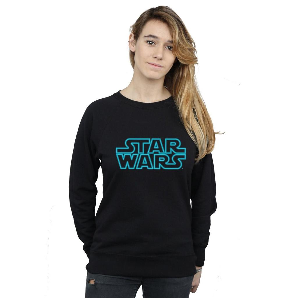 Star Wars Womens/Ladies Neon Sign Logo Sweatshirt