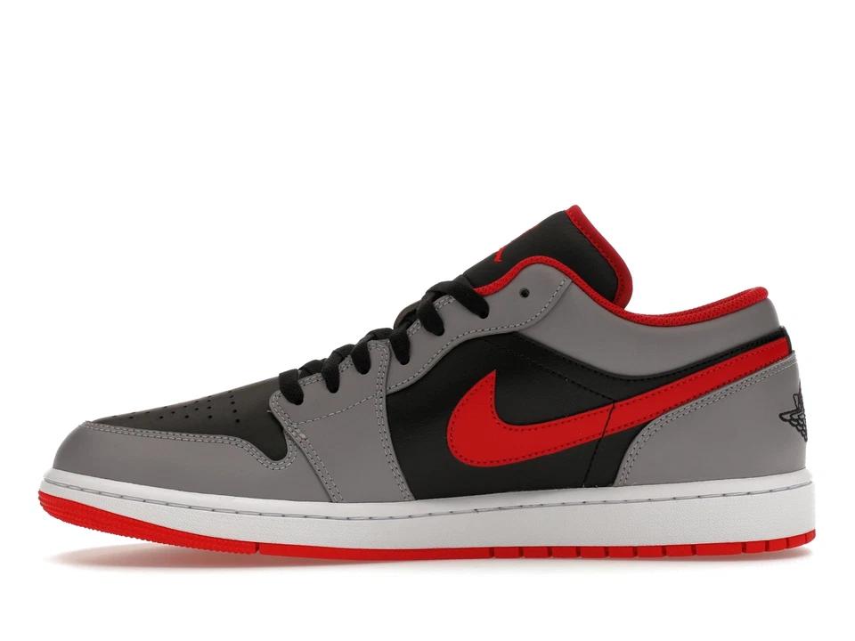 Air Jordan 1 Low Cement Fire Red - 553558-060