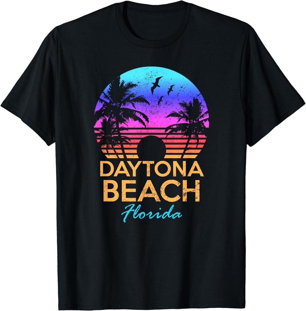 Daytona Beach Florida Vintage Sunset Summer Vibe Gift Unisex T-Shirt Unisex T-Shirt
