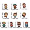 Cartoon Embroidered Patches DIY Style Embroidery Badge Patches Clothes Decor Emblem Badge  Boy Girl