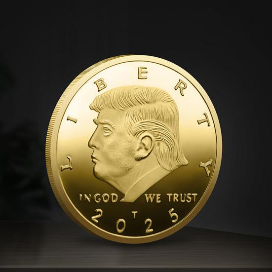 Памятная монета Liberty, металлическая монета с изображением Трампа, 47-й президент США, коллекционный жетон, подарок сторонникам MAGA/KAG