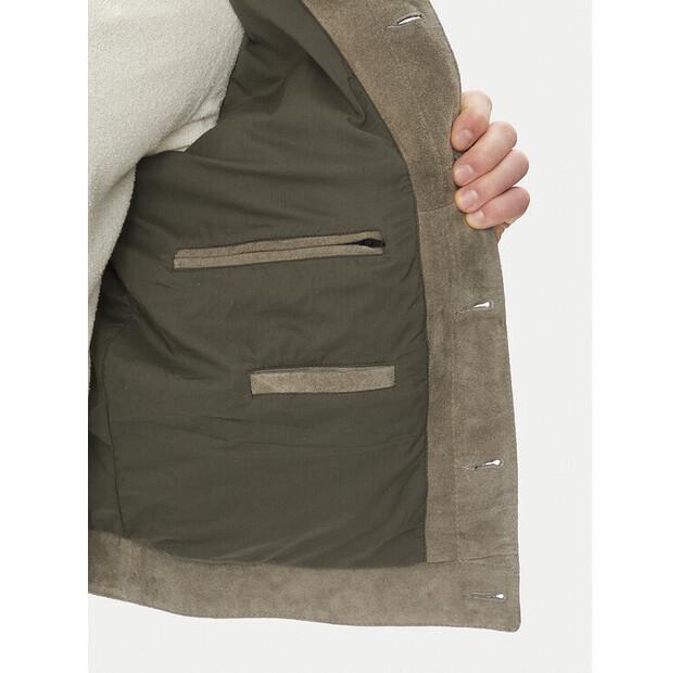 Куртка кожаная Serge Pariente Джинсы