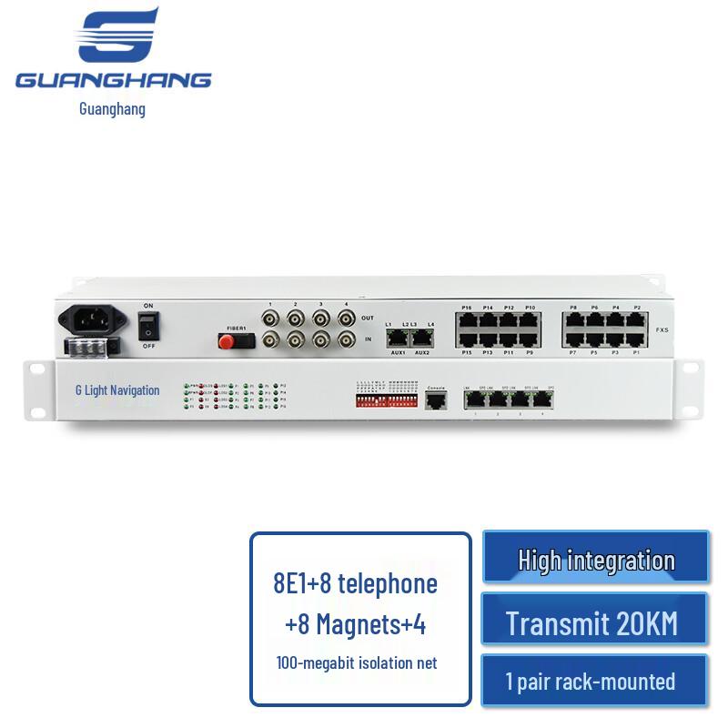 Guanghang Integrated Voice & Data Fiber Optic Transceiver