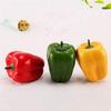 3PCS Realistic Artificial Imitated Peppers Vegetables Decor Restaurants Props