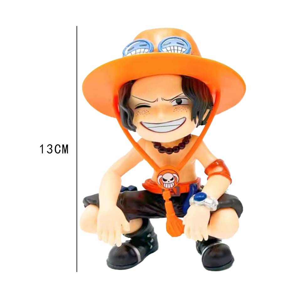 Горячая распродажа Фигурка Аниме One Piece Сидящий Смеющийся Луффи Фигурки Действия Кавайный Санджи Зоро Фигурка Коллекция Игрушки Кукла Подарок Модель