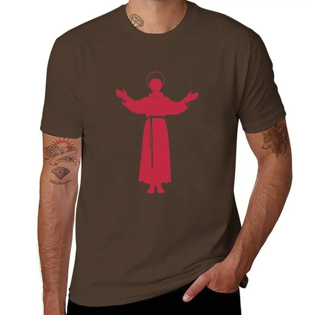 Saint Francis prayer - Peace PAX Catholic T-Shirt Aesthetic clothing anime clothes men clothings