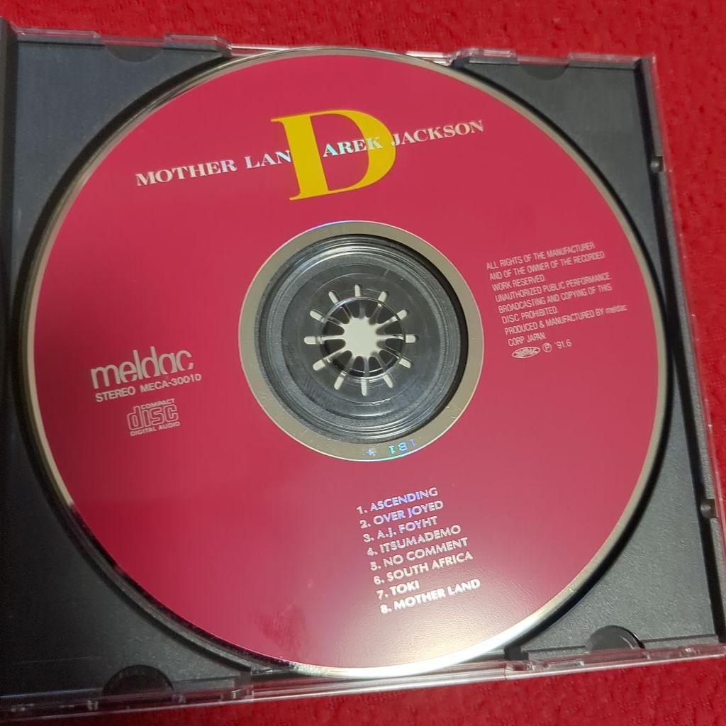 [USED] Derek Jackson/Mother Land (ex-Chicken Shack super rare masterpiece)