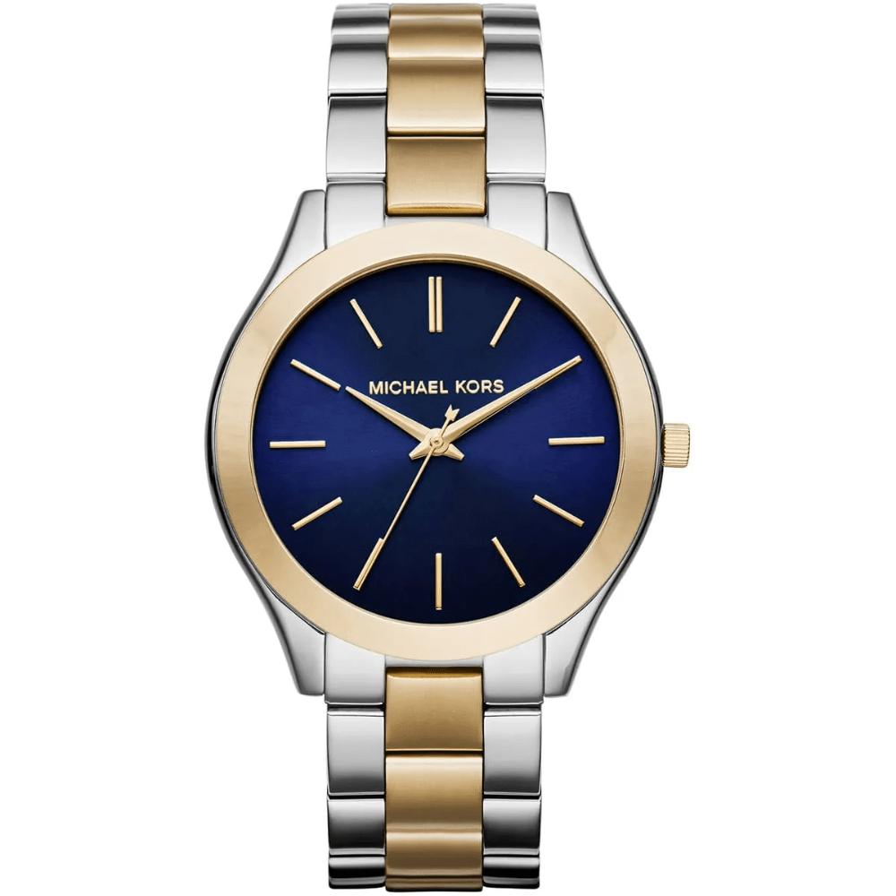 Michael Kors MK3479 Slim Runway Blue Dial Ladies Watch