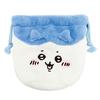 Marimo Craft CHIIKAWA Face Drawstring Pouch, Hachiware, CKW-038, W16 X H16 X D1cm