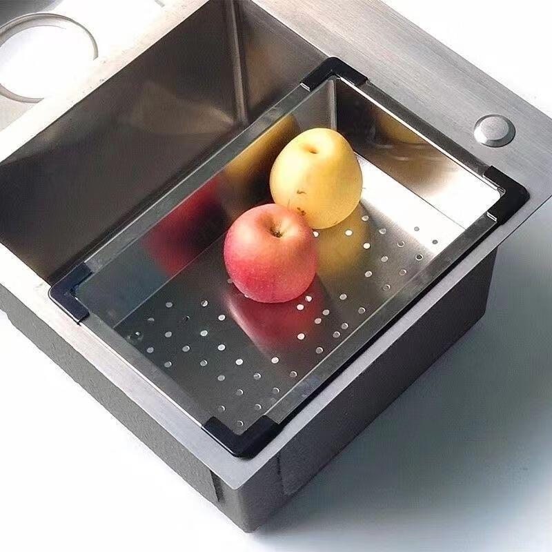 Thickened Stainless Steel Sink Drain Basket