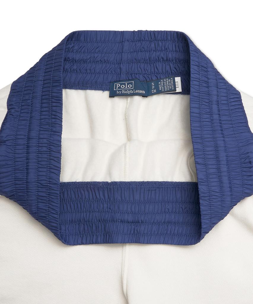 Шорты с drawstring POLO RALPH LAUREN с флисовой подкладкой и логотипом-флагом W - Цвет: Белый 'Deckwash'