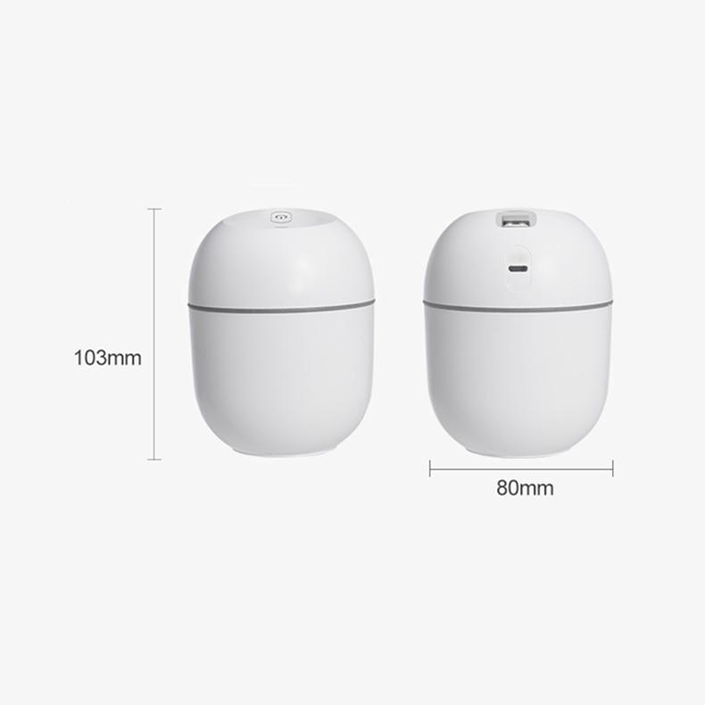 Large USB Capacity Small Ultrasonic Air Humidifier Mini Portable Essential Oil Aromatherapy Diffuser for Home Office Car