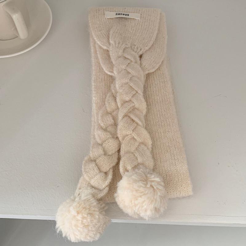 Luxury Winter Wool Scarf Women Cashmere Warm Pashmina  Neckerchief Female Shawl Wraps Thick Soft Cold-Proof Poncho Stole